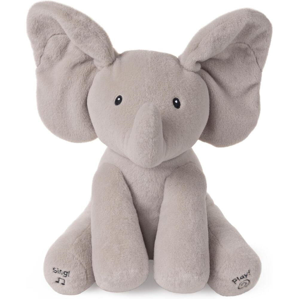 GUND Baby Flappy the Elephant Musical Plush Peek-a-Boo Game Singing Mood NWT